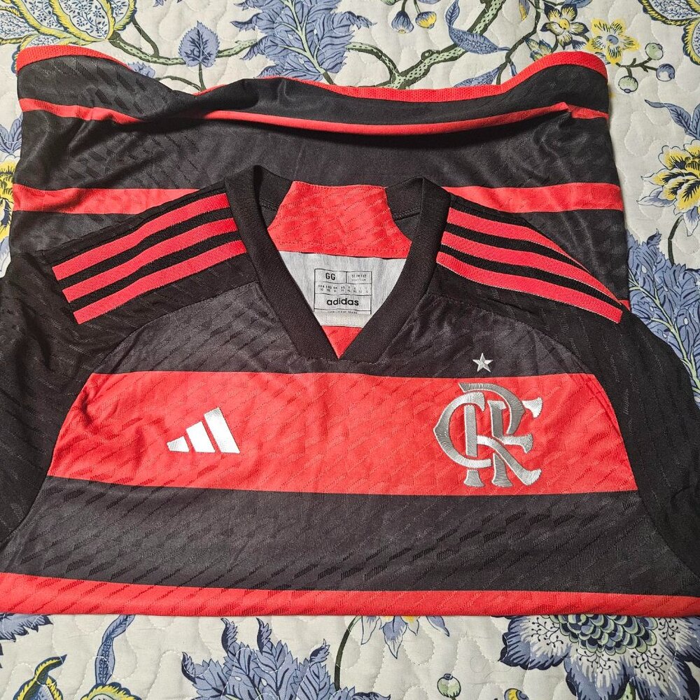 Flamengo Home Jersey --Black and Red